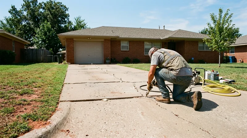 Concrete Leveling & Slab Lifting Oklahoma City